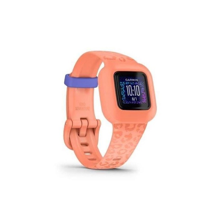 GARMIN - Bracelet d'activité pour enfants VIVOFIT JR3 - Peche Léopar