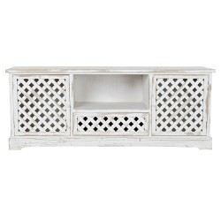 Meubles de télévision DKD Home Decor Blanc 140 x 40 x 54 cm Sapin