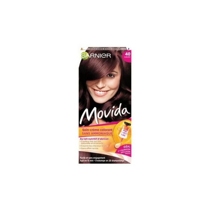 Soin-creme GARNIER Movida Colorant Sans Ammoniaque 40