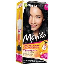 Soin-creme Movida GARNIER Colorant Sans Ammoniaque 55 - Noir