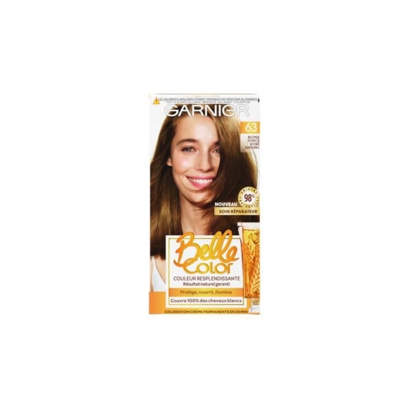 Coloration GARNIER 63 Blond Foncé Doré Naturel