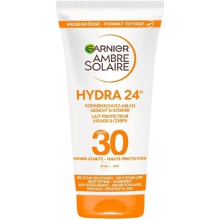 Lait protecteur visage et corps - GARNIER - Ambre Solaire - Hydra 24H