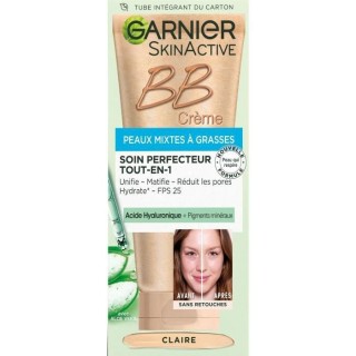 Creme Soin Perfecteur Skinactive BB GARNIER - Peaux Mixtes Claire - 40
