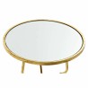 Table d'appoint DKD Home Decor Miroir Doré Métal (41 x 41 x 64 cm)