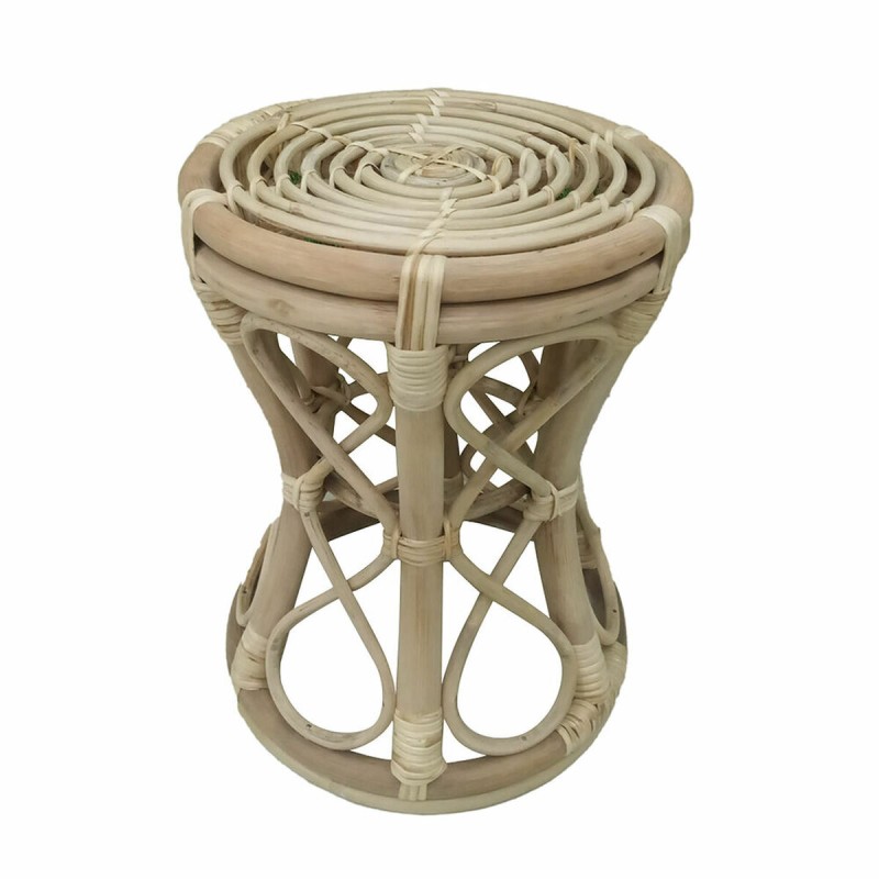 Table d'appoint DKD Home Decor Naturel Rotin Tropical (30 x 30 x 40 cm)