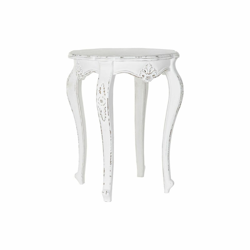 Table d'appoint DKD Home Decor Bois Blanc Bois de manguier (61 x 61 x 76 cm)