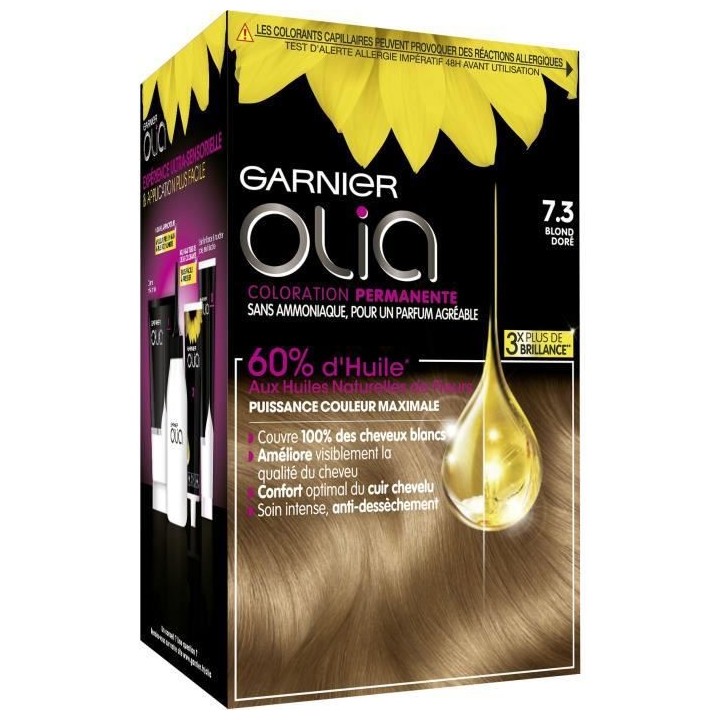 Coloration permanente N°7.3 Olia GARNIER Blond doré