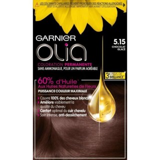 Coloration Permanente Olia GARNIER - Sans ammoniaque - 5.15 Chocolat G