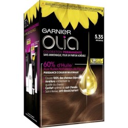 Coloration Permanente Olia GARNIER - Sans Ammoniaque - 5.35 Brownie