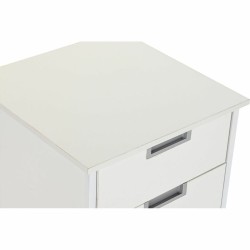 Caisson à Tiroirs DKD Home Decor Métal MDF Blanc (40 x 40 x 50 cm)