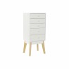 Caisson à Tiroirs DKD Home Decor Naturel MDF Blanc (40 x 30 x 90 cm)