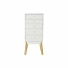 Caisson à Tiroirs DKD Home Decor Naturel MDF Blanc (40 x 30 x 90 cm)