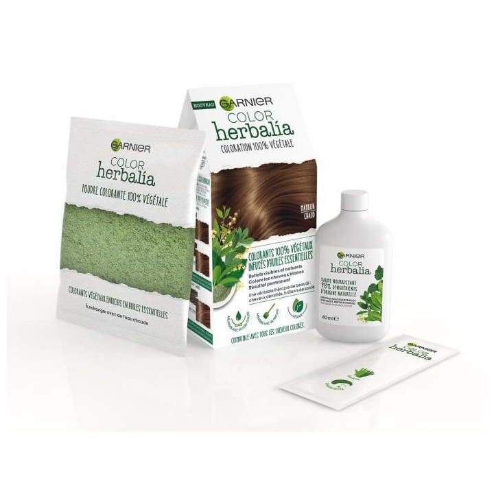 Coloration GARNIER Color Herbalia 100% Végétale - Marron Chaud