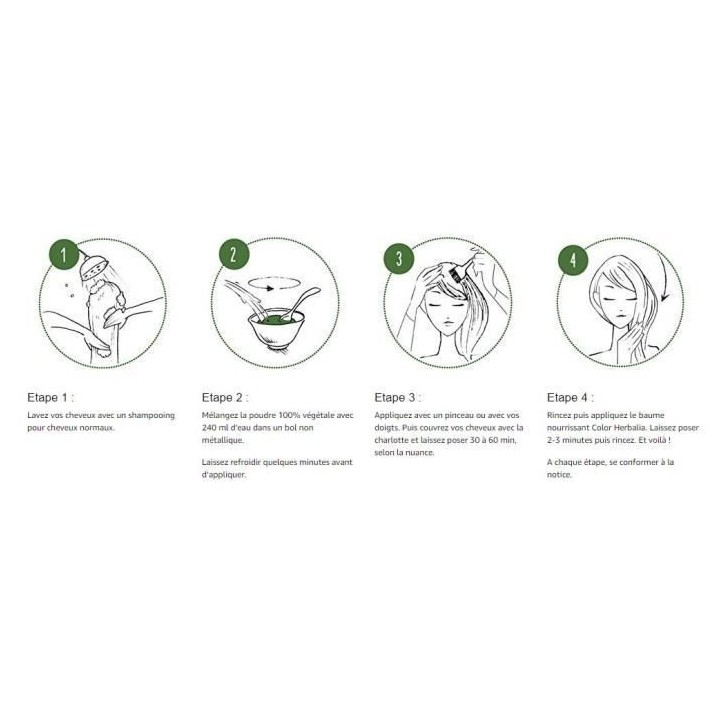 Coloration GARNIER Color Herbalia 100% Végétale - Marron Chaud