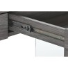 Console DKD Home Decor Gris Transparent Verre Bois MDF 120 x 40 x 76 cm