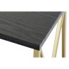 Console DKD Home Decor Noir Doré Bois Métal 81,5 x 36 x 71,5 cm