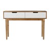 Console DKD Home Decor 112 x 38 x 75 cm Sapin Marron Blanc