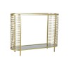 Console DKD Home Decor Doré Métal Verre 106,5 x 31 x 79,5 cm