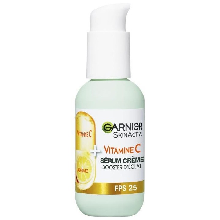 Sérum Creme 2en1 GARNIER Booster d'éclat Vitamine C - 50 ml