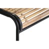 Console DKD Home Decor Noir Naturel Métal 111 x 32 x 80 cm