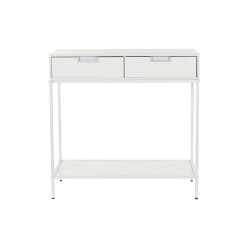 Console DKD Home Decor Métal MDF Blanc (80 x 35 x 81 cm)