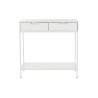 Console DKD Home Decor Métal MDF Blanc (80 x 35 x 81 cm)