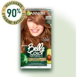 Coloration permanente Belle Color Naturals GARNIER - Sans ammoniaque - 63 Blond foncé naturel doré