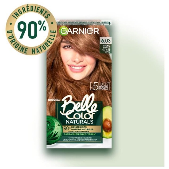 Coloration permanente Belle Color Naturals GARNIER - Sans ammoniaque -