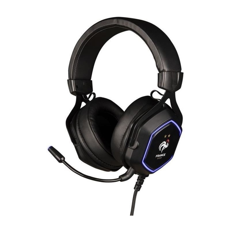 Casque Gamer Hexagone FFF 7.1 USB - KONIX - Multi-plateformes - Noir