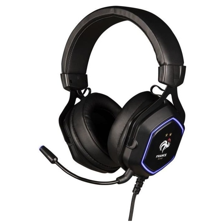 Casque Gamer Hexagone FFF 7.1 USB - KONIX - Multi-plateformes - Noir