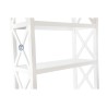 Étagère DKD Home Decor Blanc Orange Bois Plastique 90 x 38 x 191 cm