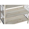 Étagère DKD Home Decor 60 x 28 x 100 cm Naturel Noir Métal Bois