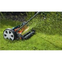 GARDENA Tondeuse hélicoidale 400 Classic– Surface tonte max 200m² – Hauteur de coupe 12 a 42mm – Largeur de coupe 40cm