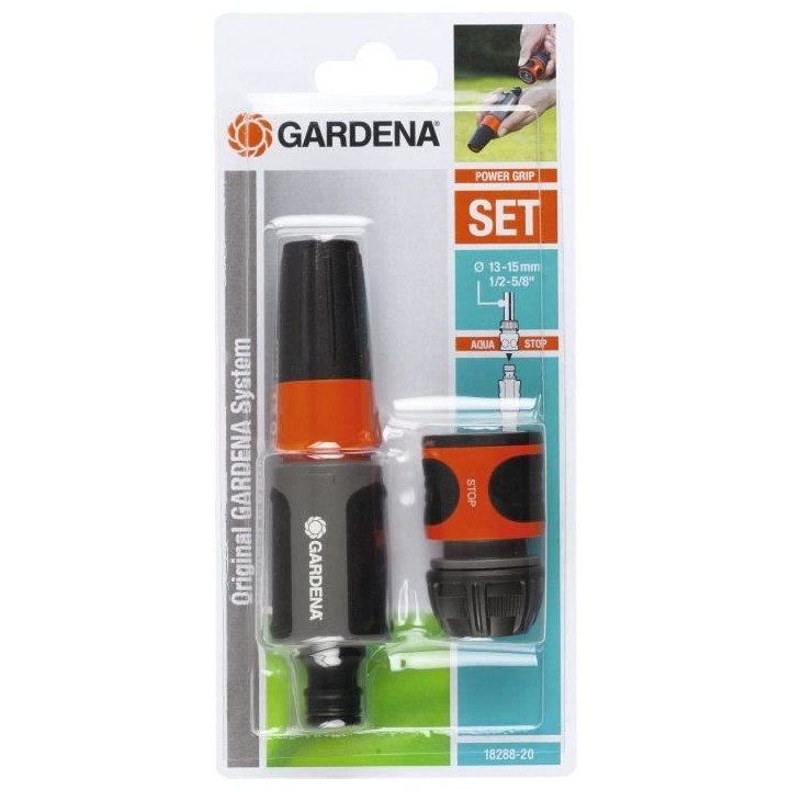 GARDENA Nécessaire de base – Adapté tuyau Ø15mm – Compatibilit
