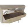 Commode DKD Home Decor Doré Naturel Métal Sapin Bois MDF Moderne 80 x 40 x 87,5 cm