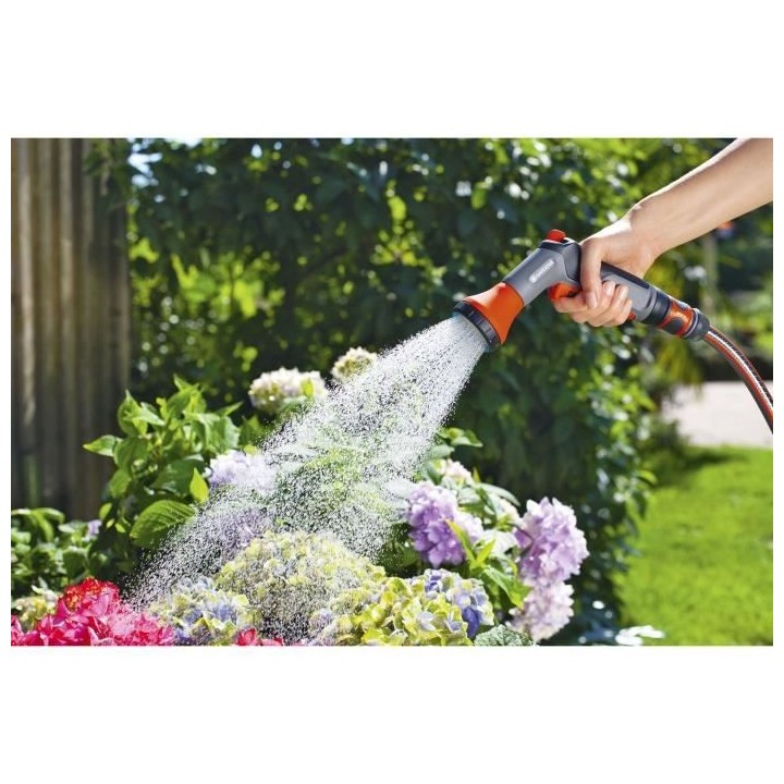 GARDENA Pistolet-arrosoir multijet Classic – Jet de brume – Débit