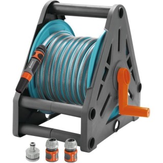 Enrouleur de Tuyau GARDENA 30 Promo – Tuyau 15m Ø13mm – Adapté p