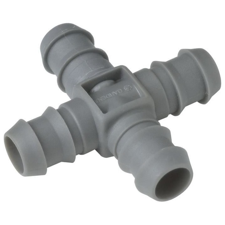 Dérivation en Croix GARDENA - Adaptée aux tuyaux 13 mm – Pour arro