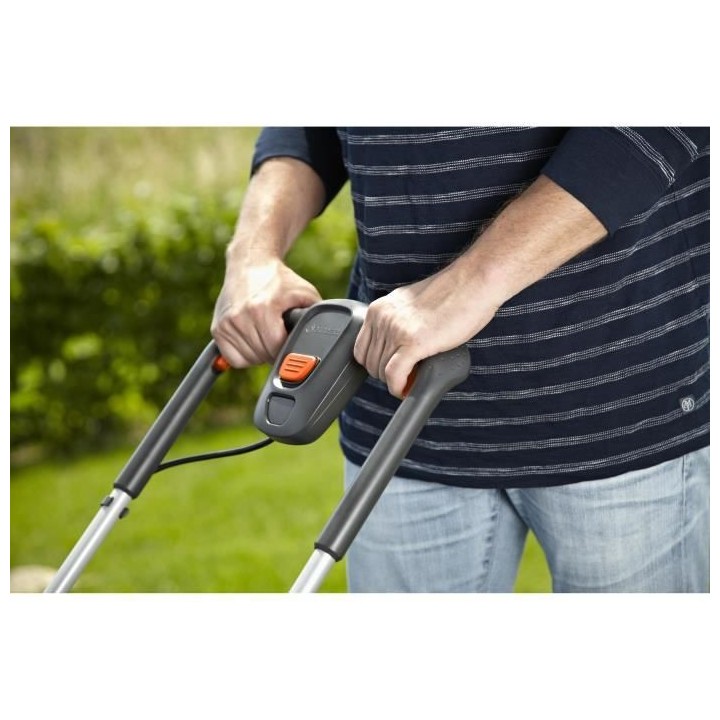 Tondeuse a gazon sur batterie - Largeur de coupe 32 cm - GARDENA 5033-