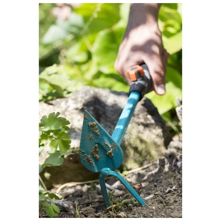 GARDENA Serfouette a fleurs 6cm Combisystem - Acier enduit – Outil a