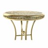 Table d'appoint DKD Home Decor Doré Métal Arabe (42 x 42 x 57 cm)