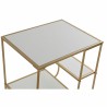 Table d'appoint DKD Home Decor Doré Métal MDF Blanc (50 x 40 x 55,5 cm)