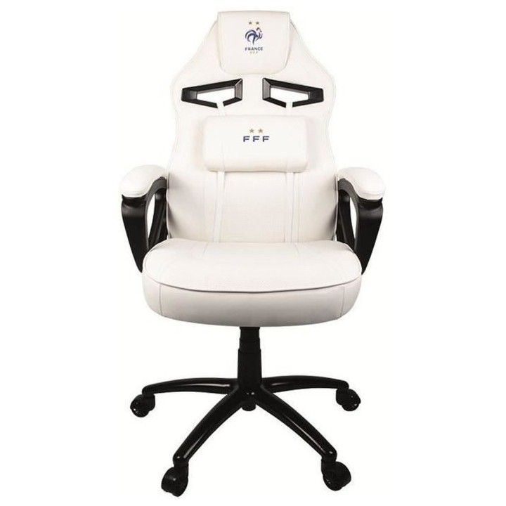 Siege Gaming - KONIX - Blanc - Sous Licence Officielle FFF