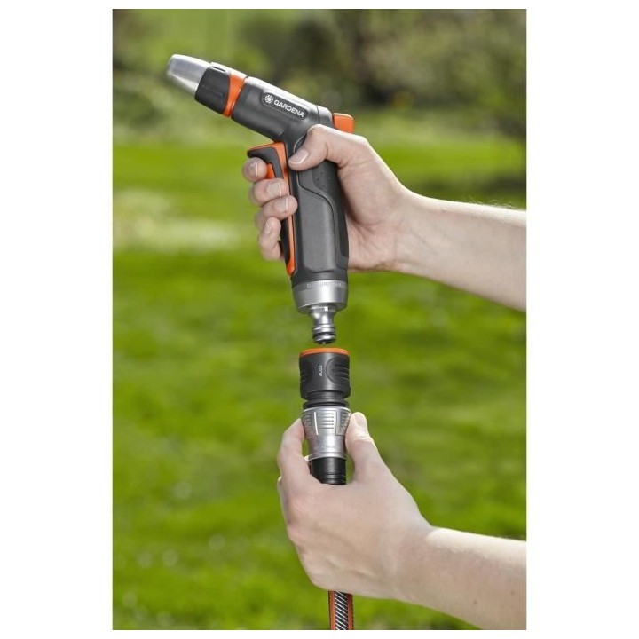 GARDENA Raccord Aquastop Premium – Adapté tuyau Ø13mm et Ø15mm