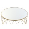 Jeu de 2 tables DKD Home Decor Miroir Doré Métal 80 x 80 x 47 cm