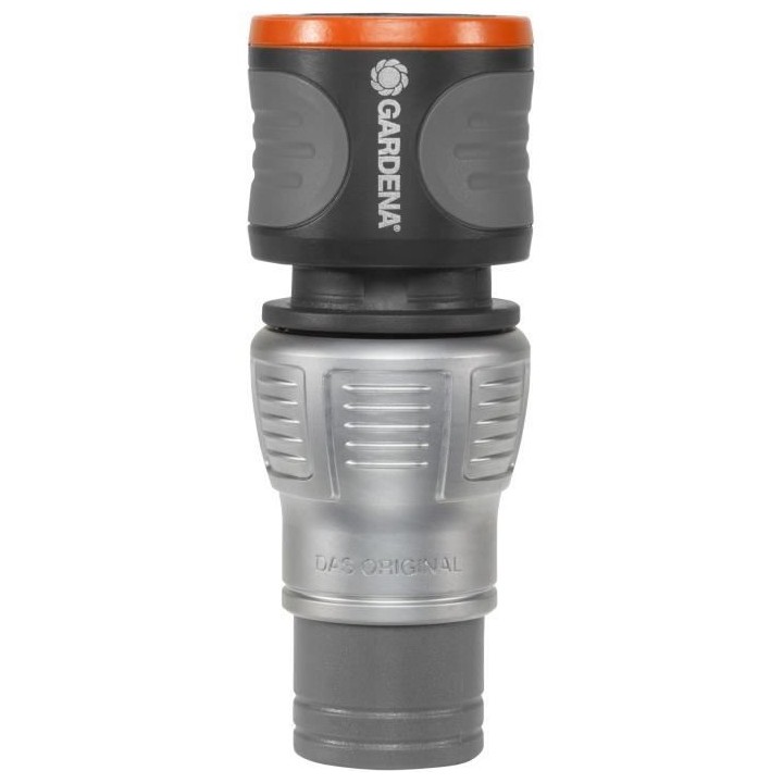 GARDENA Raccord rapide Premium – Adapté tuyau Ø13mm et Ø15mm –