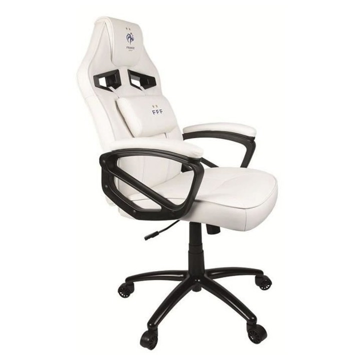 Siege Gaming - KONIX - Blanc - Sous Licence Officielle FFF