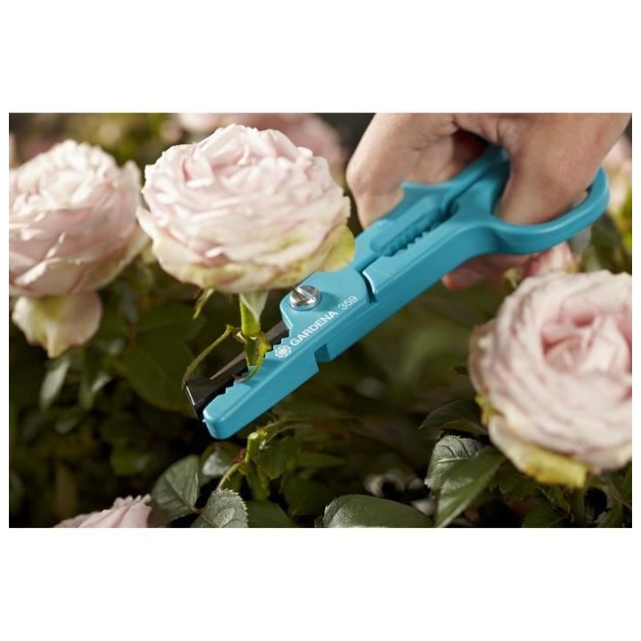 GARDENA Cueille-roses – Taille XL – Lames affûtées inox – Rés