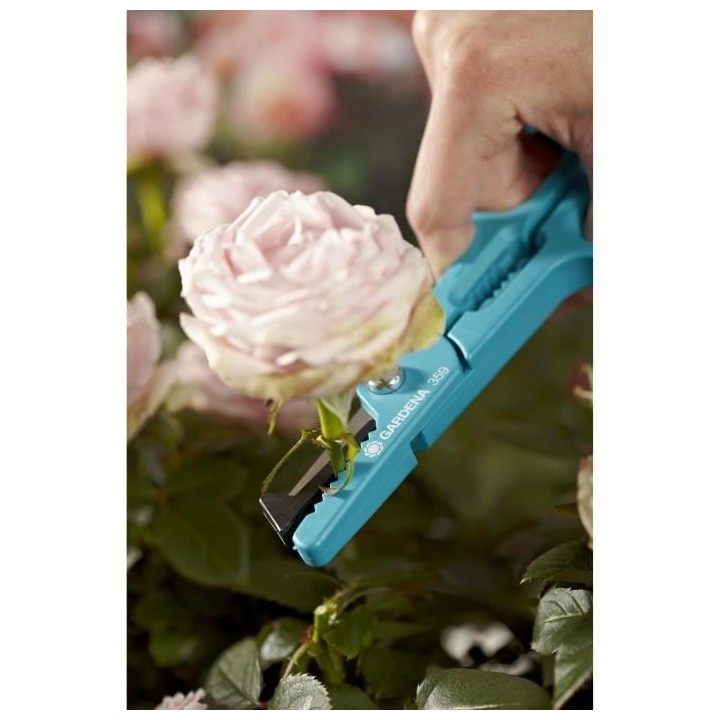 GARDENA Cueille-roses – Taille XL – Lames affûtées inox – Rés