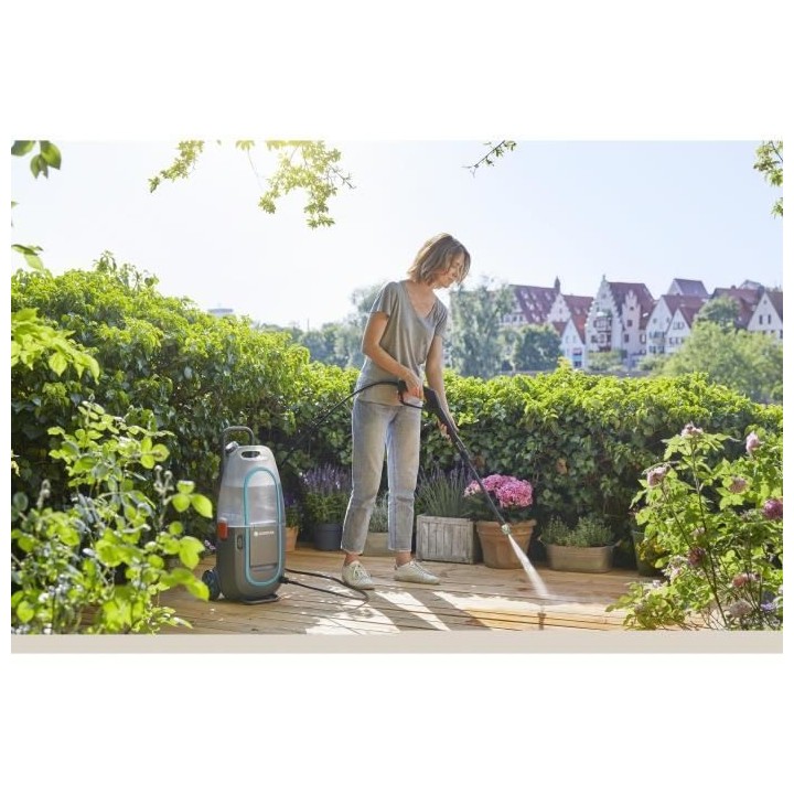 GARDENA Nettoyeur haute pression sur batterie AquaClean Li-40/60 Clean